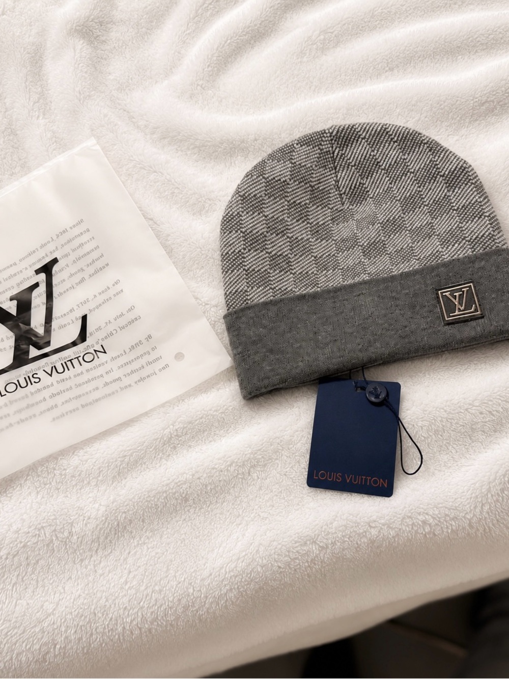 Louis Vuitton Petit Damier Beanie | NWT | Includes Original LV Dust Bag
